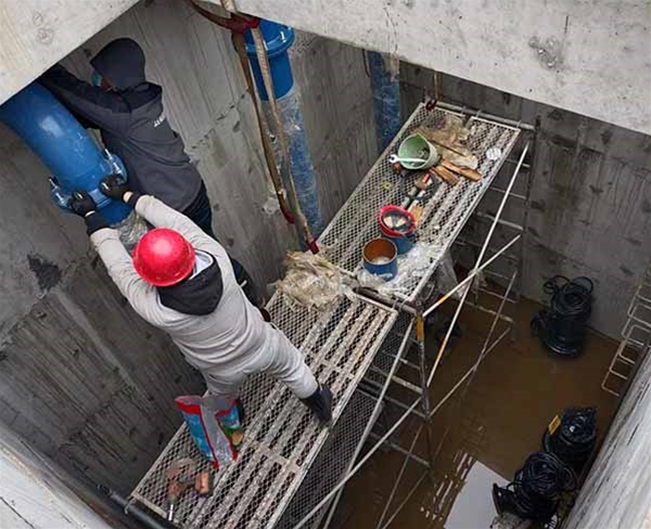 黃岡市遺愛湖水系綜合治理工程-液動旋轉堰門 (2)